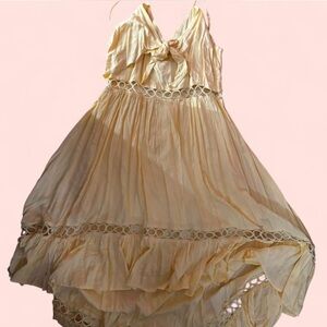 Perfectly Priscilla Yellow Textured Dress